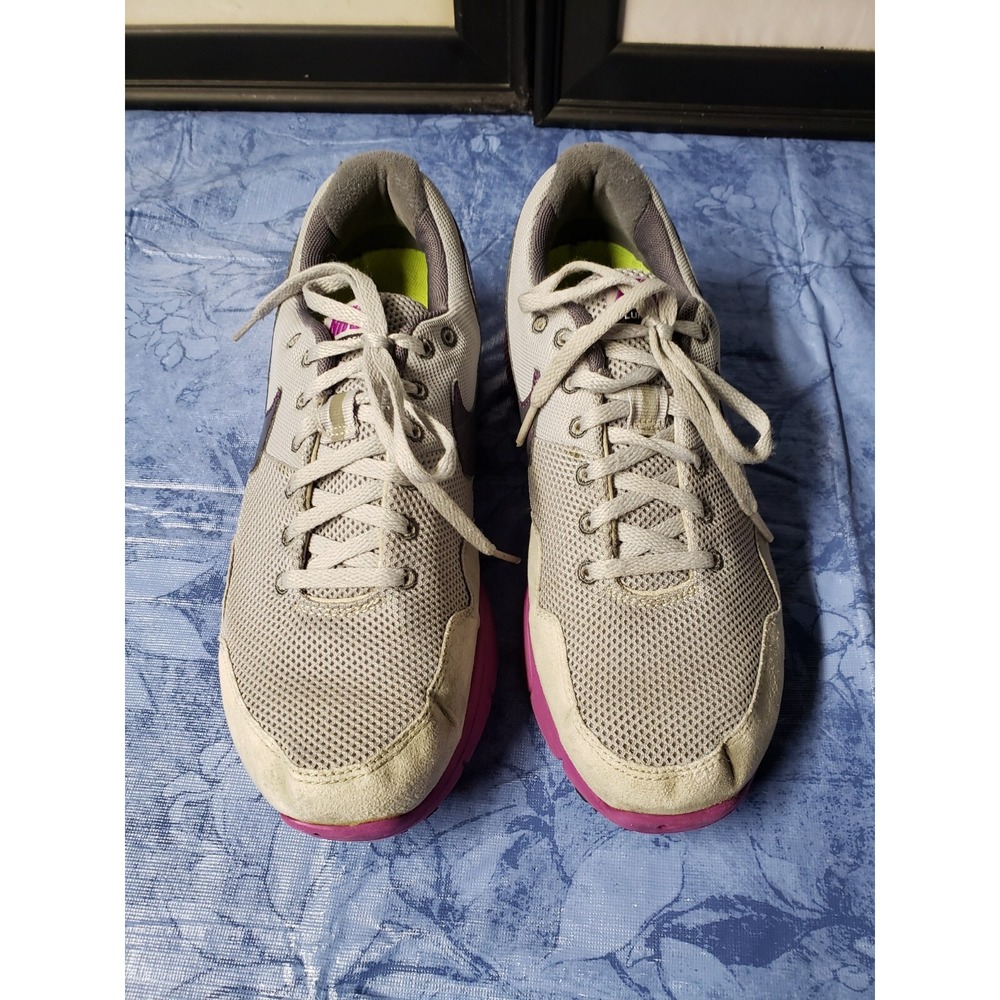 Nike Womens Lunarfly Plus 396049-026 Gray Running Shoes Sneakers Size 9